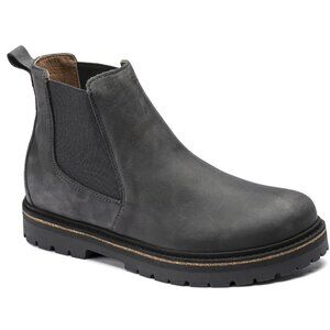 Birkenstock Stalon Chelsea Nubuck Graphite 39 Leather Boots 8 8.5